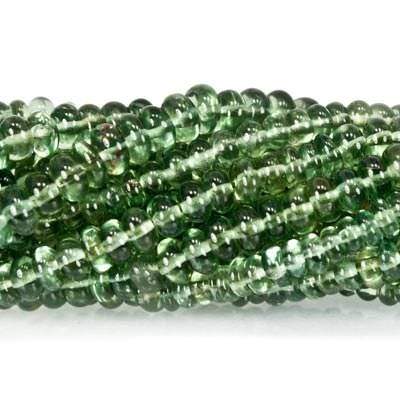 Green Apatite Beads Plain Rondelle (ONLINE ORDER ONLY)