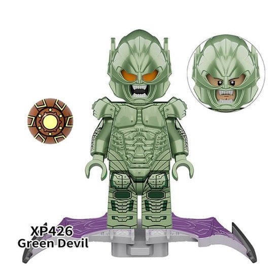 Green Glider Villain Custom Minifig (Online Only)