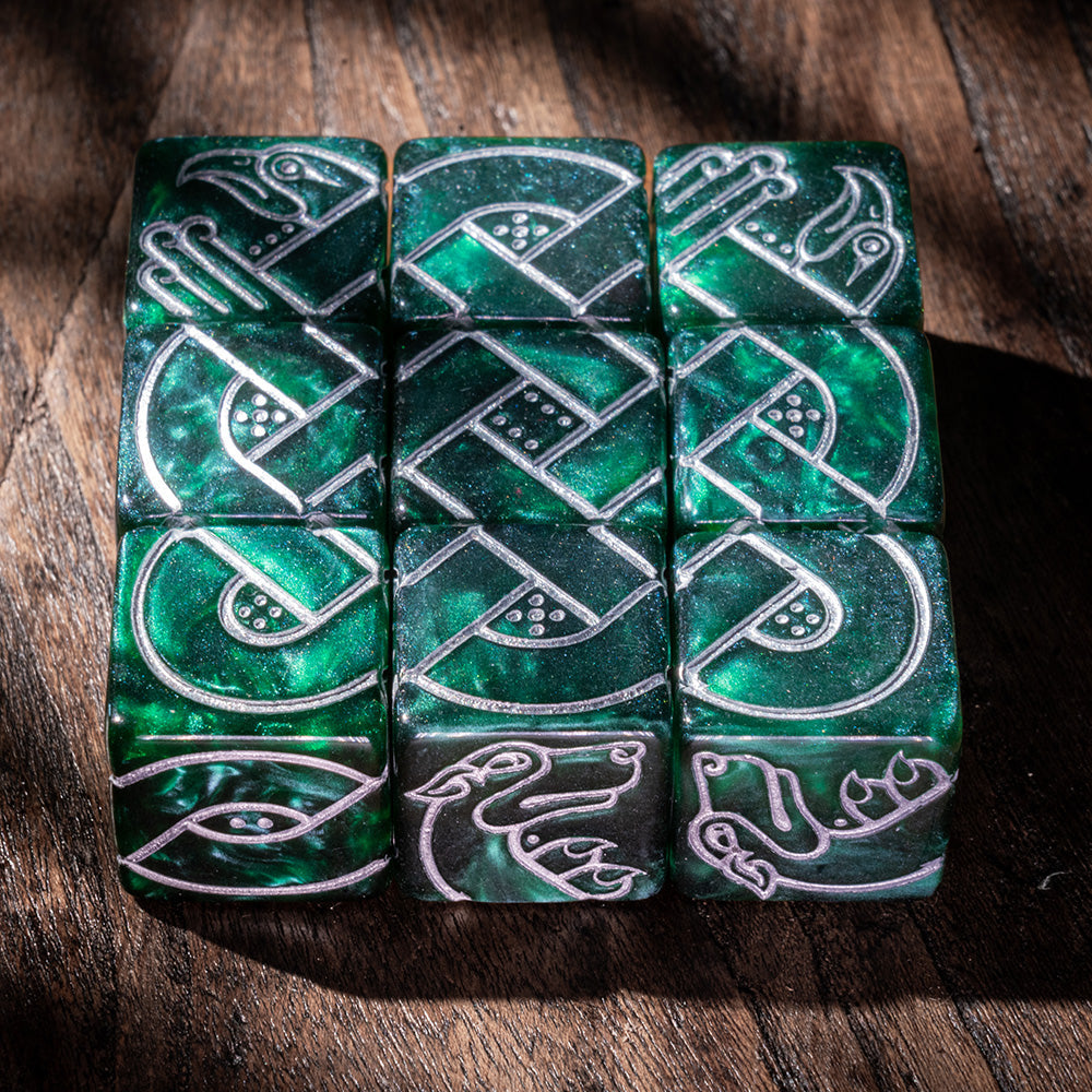 Celtic Animals Knot Dice Set (ONLINE ORDER ONLY)