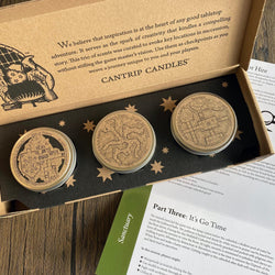 Cantrip Candles Adventure Triptych (3-Pack) (ONLINE ORDER ONLY)