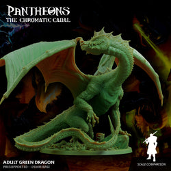 3D Printed Sordane Publishing Adult Green Dragon Pantheons The Chromatic Cabal 28 32mm D&D (Online Only)