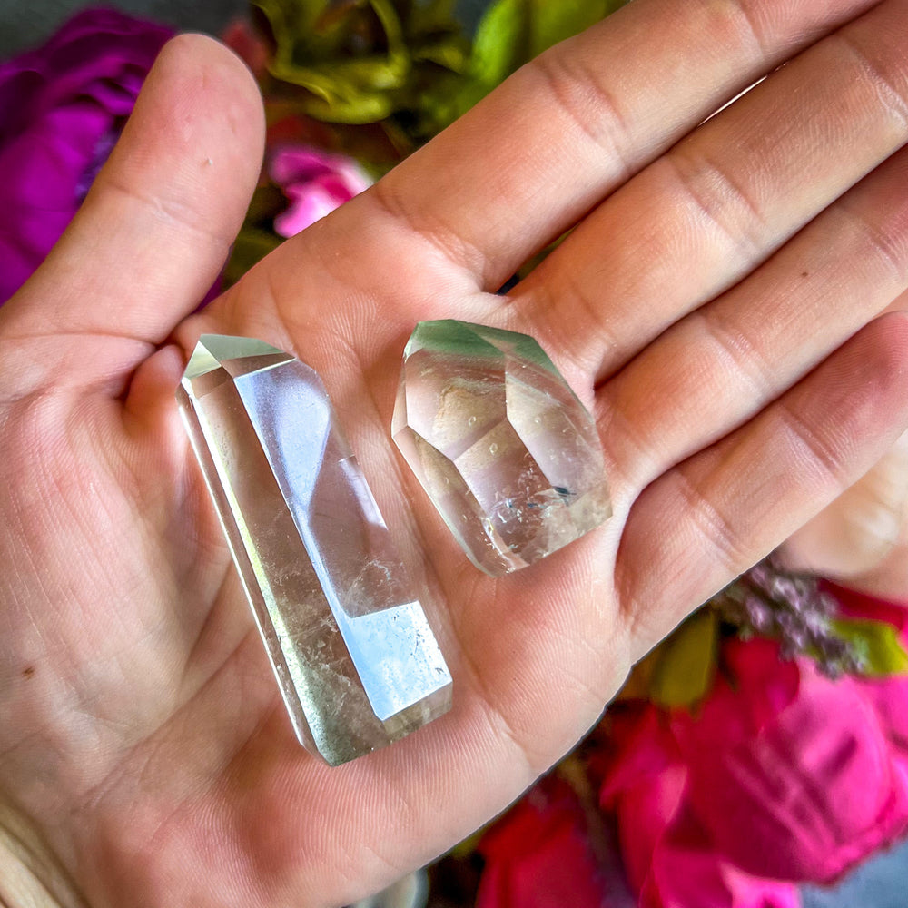 Chlorite Included Clear Quartz Towers (ONLINE ORDER ONLY)