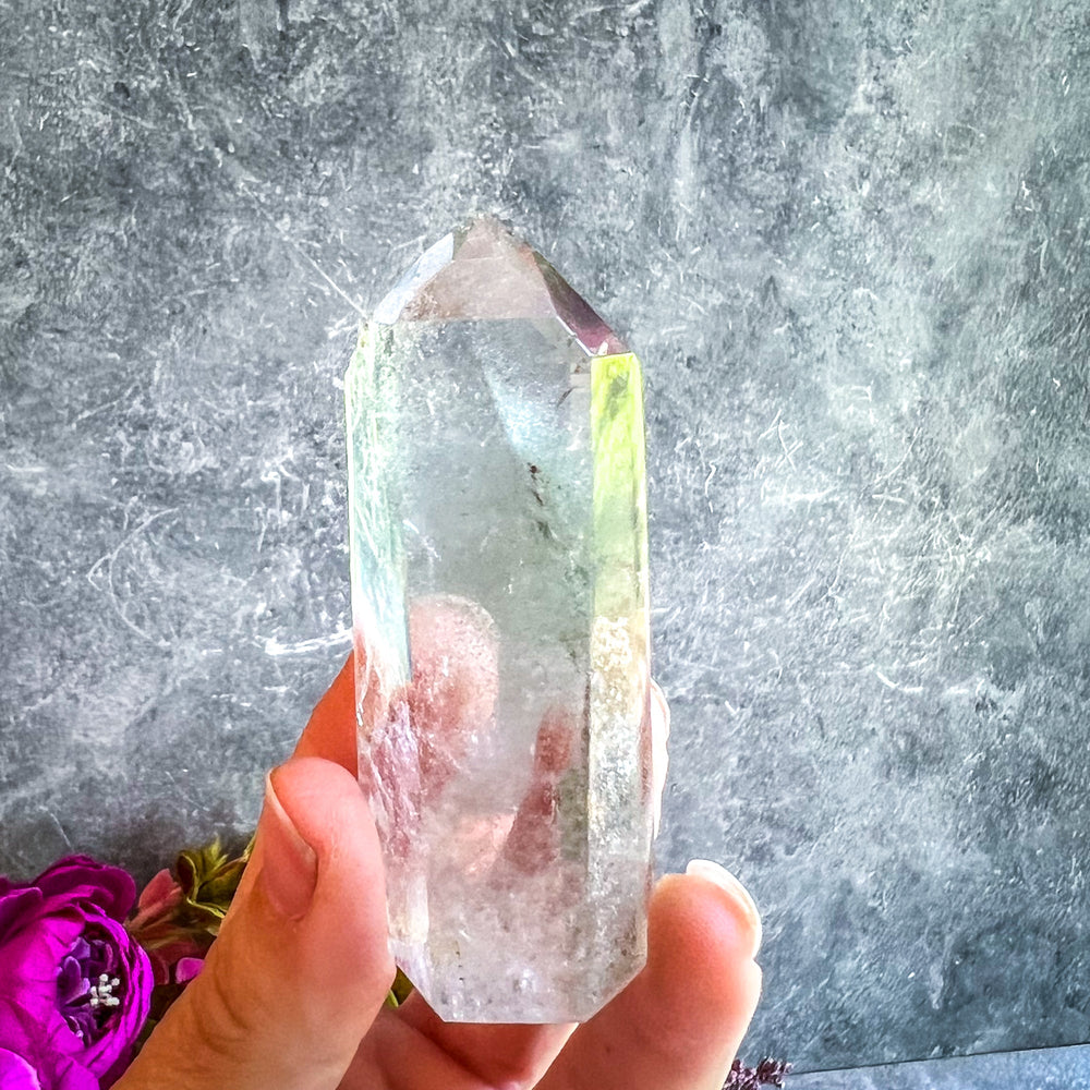 Chlorite Included Clear Quartz Towers (ONLINE ORDER ONLY)