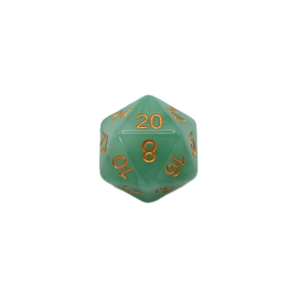 Greener Pastures - 7 Piece DnD Dice Set | Acrylic RPG Gaming Dice (ONLINE ORDER ONLY)