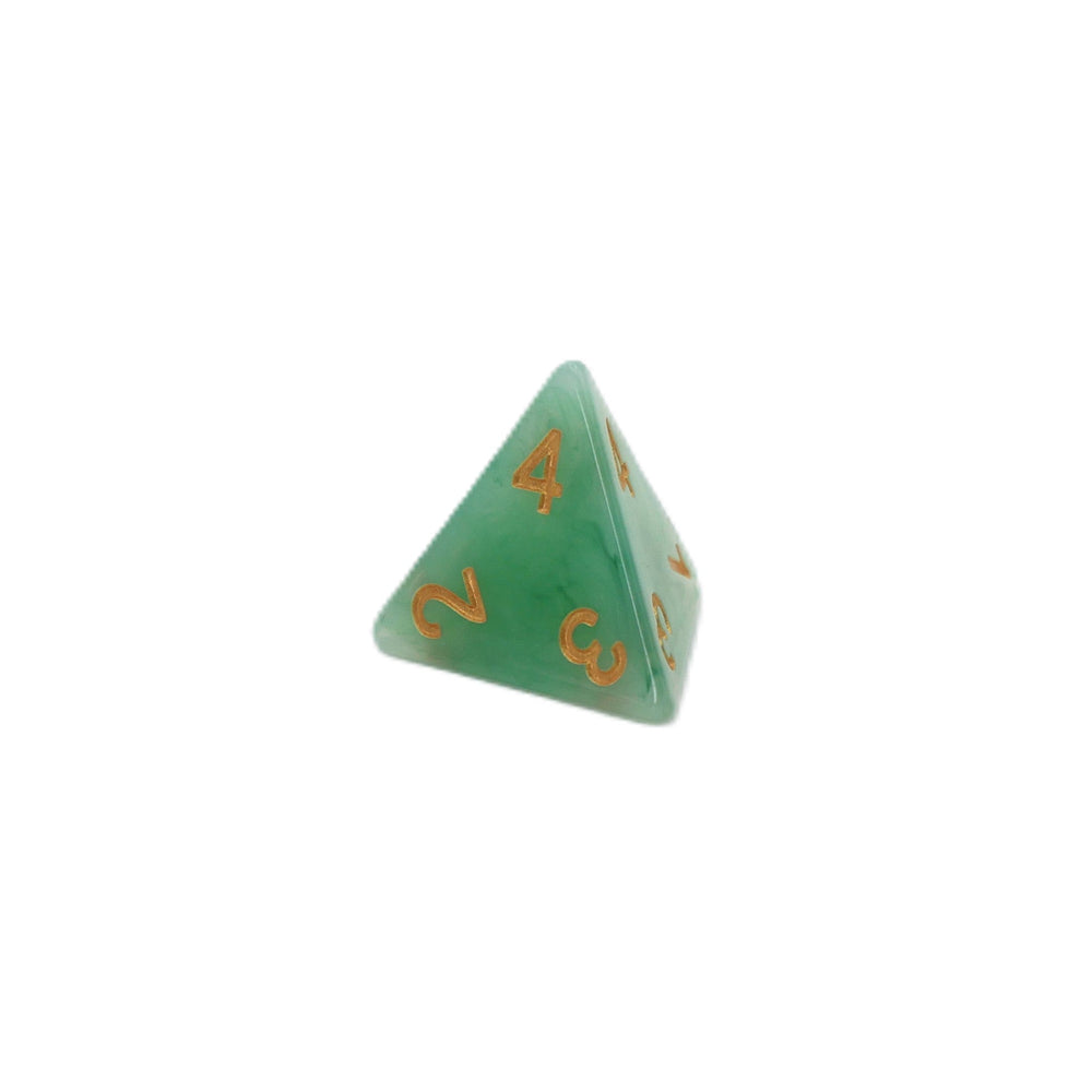 Greener Pastures - 7 Piece DnD Dice Set | Acrylic RPG Gaming Dice (ONLINE ORDER ONLY)