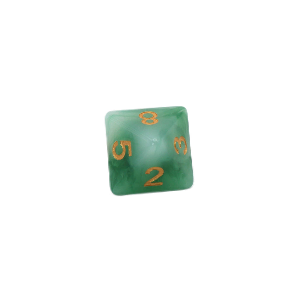 Greener Pastures - 7 Piece DnD Dice Set | Acrylic RPG Gaming Dice (ONLINE ORDER ONLY)