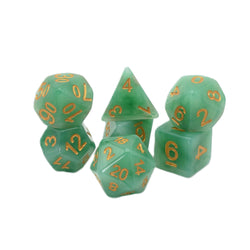 Greener Pastures - 7 Piece DnD Dice Set | Acrylic RPG Gaming Dice (ONLINE ORDER ONLY)