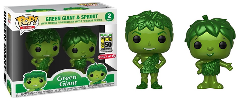 Green Giant & Sprout (Metallic, Ad Icons) 2-pk - 2019 SDCC (Online Order Only)