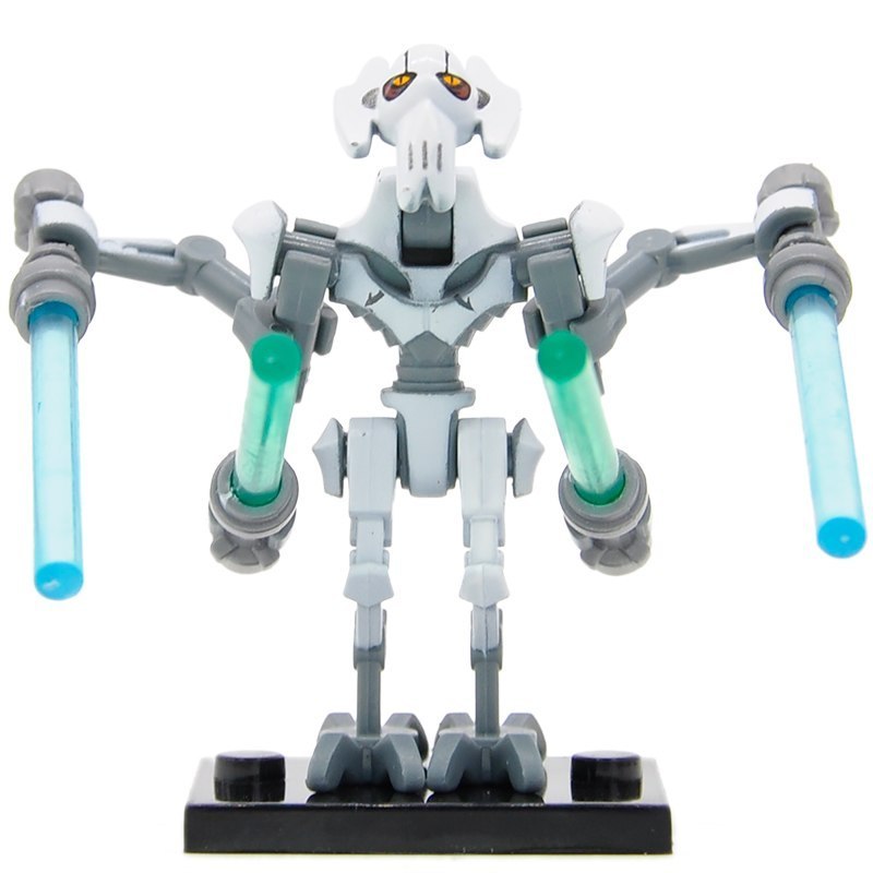 General Grievous (Gray) Lego Star wars Minifigures custom Toys (ONLINE ORDER ONLY)
