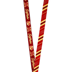 Harry Potter Gryffindor Crest Red & Gold Breakaway Lanyard (Online Order Only)