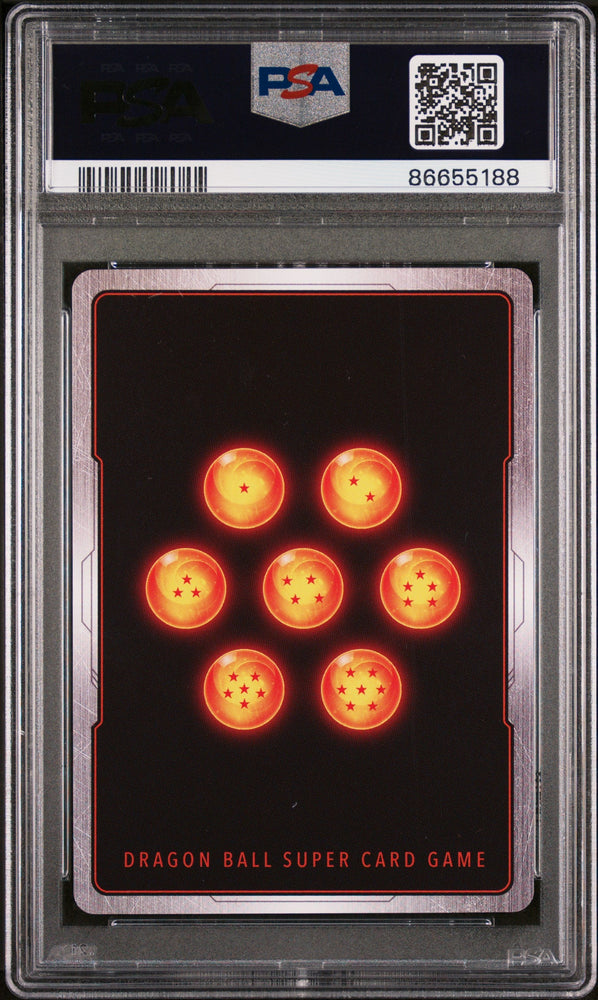 2021 DRAGON BALL SUPER CROSS SPIRITS SSG GOKU, LGNDRY SPRT #P-312 - PSA 10 (Online Order Only)