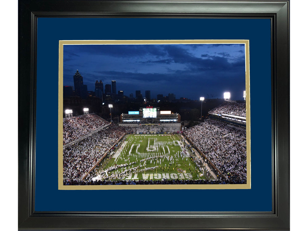 Framed Bobby Dodd Stadium Georgia Tech Yellow Jackets 11"x14" NCAA Football Photo Professionally Matted (ONLINE ORDER ONLY)
