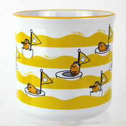 Gudetama 'Egg Boat' Sanrio 20oz Camper Ceramic Mug (ONLINE ORDER ONLY)