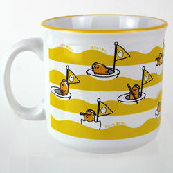 Gudetama 'Egg Boat' Sanrio 20oz Camper Ceramic Mug (ONLINE ORDER ONLY)
