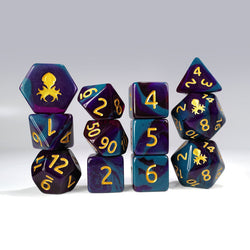 Kraken Dice 12pc Gummi Polyhedral Dice Set (ONLINE ORDER ONLY)
