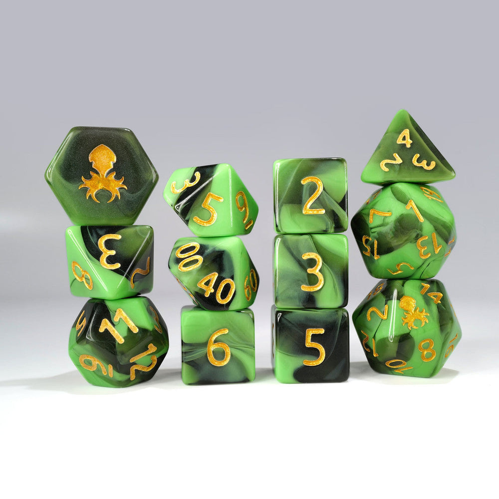 Kraken Dice 12pc Gummi Polyhedral Dice Set (ONLINE ORDER ONLY)