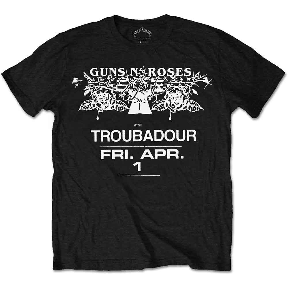 Guns N' Roses - Troubadour Flyer [T-Shirt] (ONLINE ORDER ONLY)