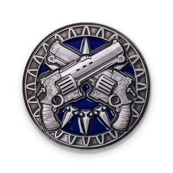 Gunslinger - Single 45mm Class Coins (ONLINE ORDER ONLY)