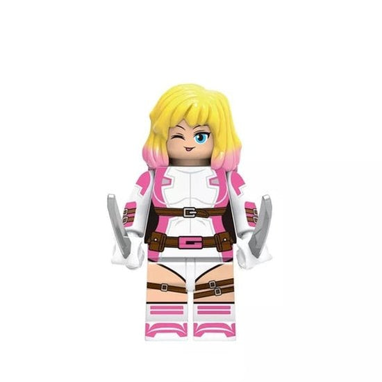 Pink Blade Hero Custom Minifig (Online Only)