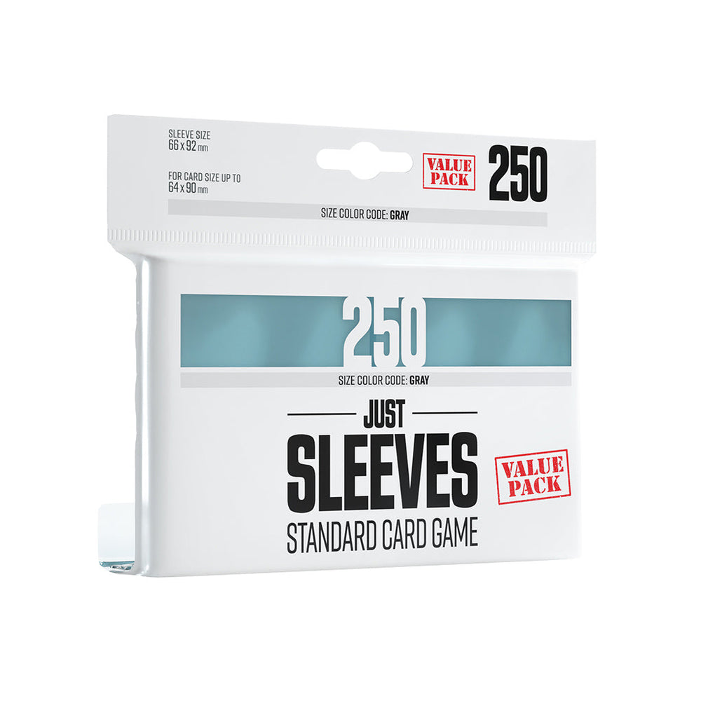 Gamegenic Just Sleeves - Value Clear Pack (250) (ONLINE ORDER ONLY)