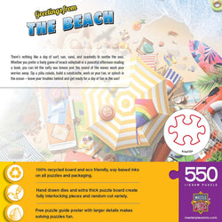 Greetings From The Beach - 550 Piece Jigsaw Puzzle (ONLINE ORDER ONLY)