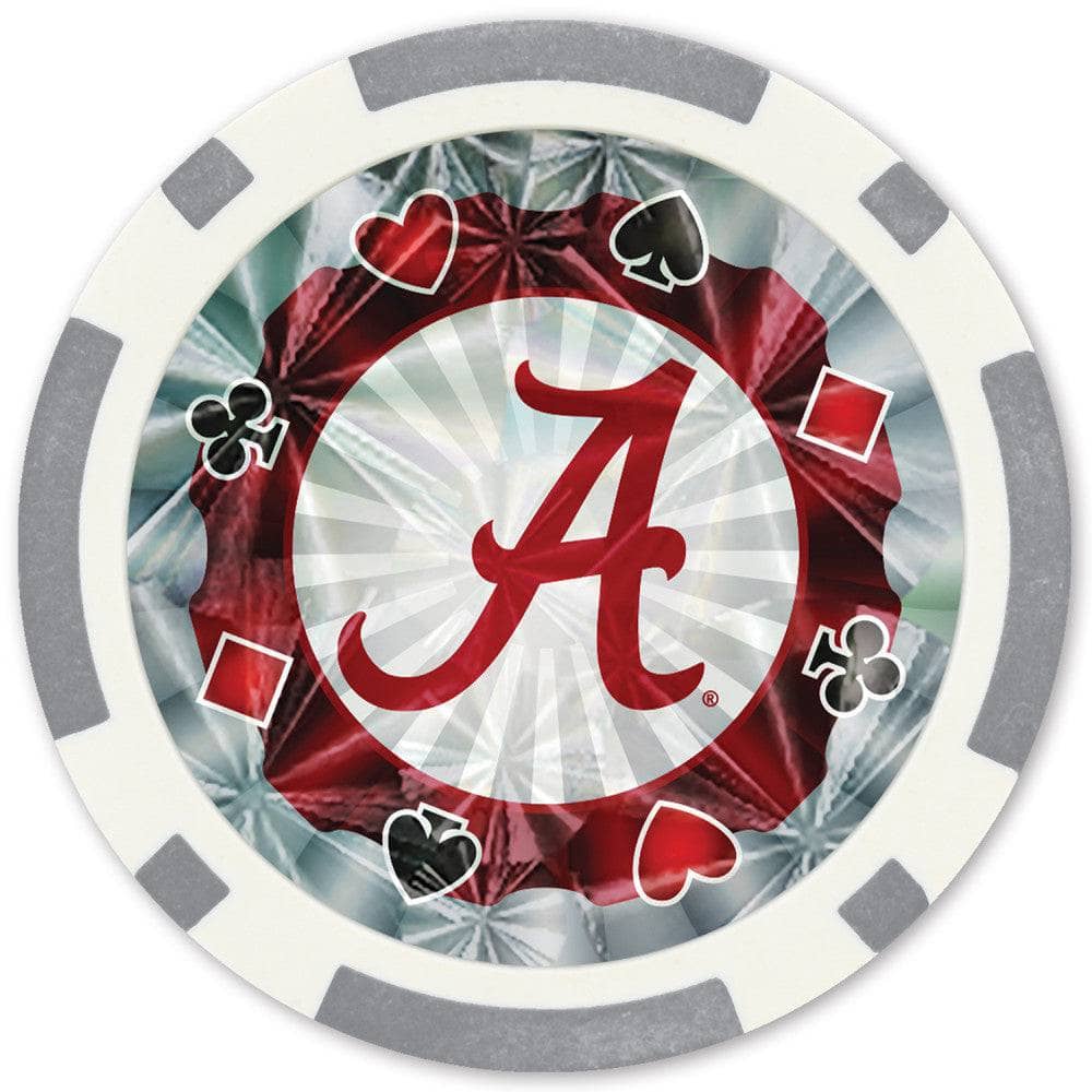 Alabama Crimson Tide 20 Piece Poker Chips (ONLINE ORDER ONLY)