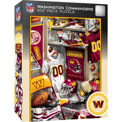 Washington Commanders - Locker Room 500 Piece Jigsaw Puzzle (ONLINE ORDER ONLY)