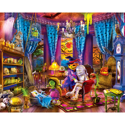Halloween Glow in the Dark 100 Piece Jigsaw Puzzles 4-Pack