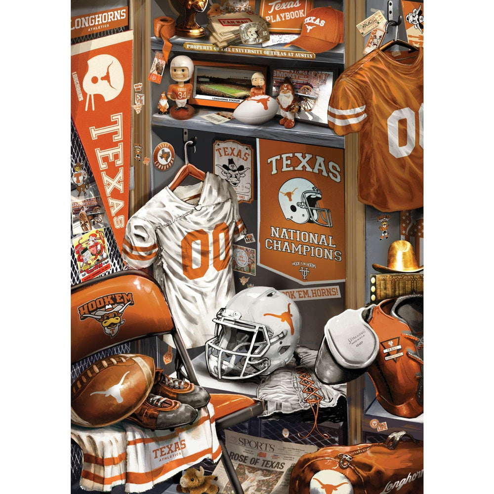 Texas Longhorns - Locker Room 500 Piece Jigsaw Puzzle (ONLINE ORDER ONLY)