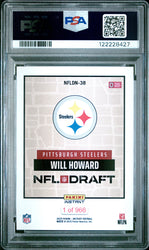 Graded 2025 Panini Instant Will Howard #NFLDN38 NFL Draft Night Rookie RC Football Card PSA 8 Near Mint (ONLINE ORDER ONLY)