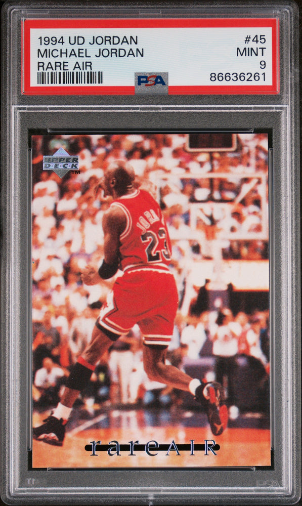 1994 UPPER DECK MJ RARE AIR MICHAEL JORDAN RARE AIR #45 - PSA 9 (Online Order Only)