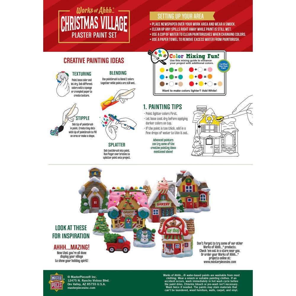 Christmas Village - Plaster Figurine Paint Set (ONLINE ORDER ONLY)
