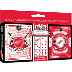 Detroit Red Wings - 2-Pack Playing Cards & Dice Set (ONLINE ORDER ONLY)
