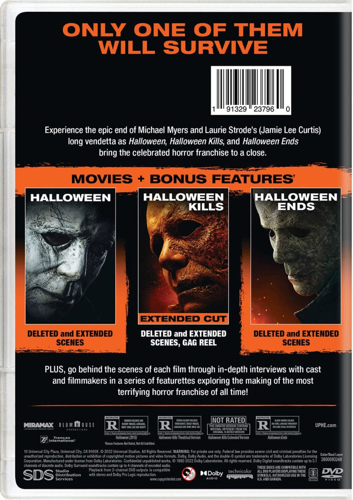 Halloween Trilogy (3 Pack) [DVD] (ONLINE ORDER ONLY)