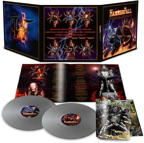 Hammerfall - Crimson Thunder: 20 Year Anniversary Edition (Colored Vinyl, Silver) (2 Lp's) [Vinyl] (ONLINE ORDER ONLY)