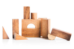 Natural Wooden Building Block Set (Online Order Only)