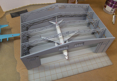 6mm Aircraft Hangar (Matboard) - 285CSS154 (Online Order Only)