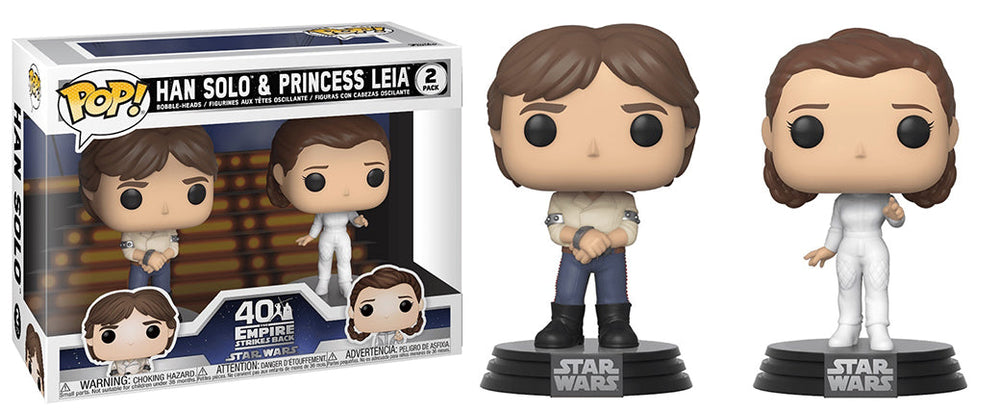 Han Solo & Princess Leia 2-pk (Online Order Only)