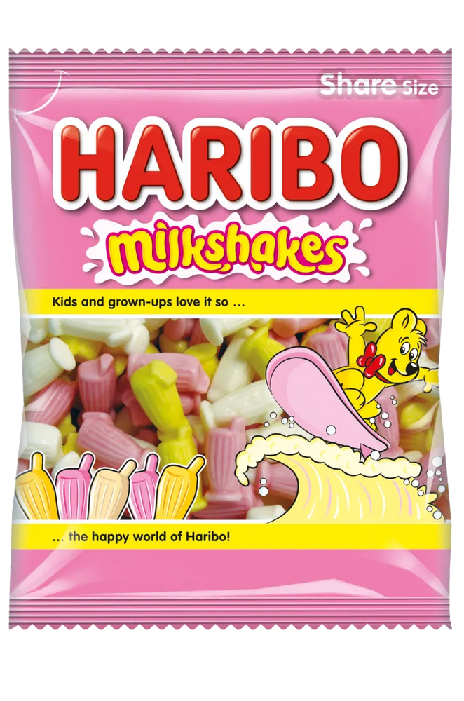 Haribo Milkshakes (154g) (UK) (ONLINE ORDER ONLY)
