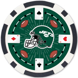 New York Jets 100 Piece Poker Chips (ONLINE ORDER ONLY)