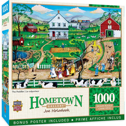 Hometown Gallery - The Peddler 1000 Piece Jigsaw Puzzle (ONLINE ORDER ONLY)
