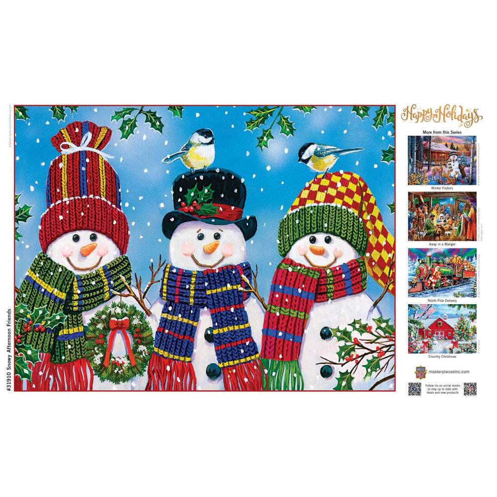 Happy Holidays - Snowy Afternoon Friends 300 Piece EZ Grip Jigsaw Puzzle (ONLINE ORDER ONLY)