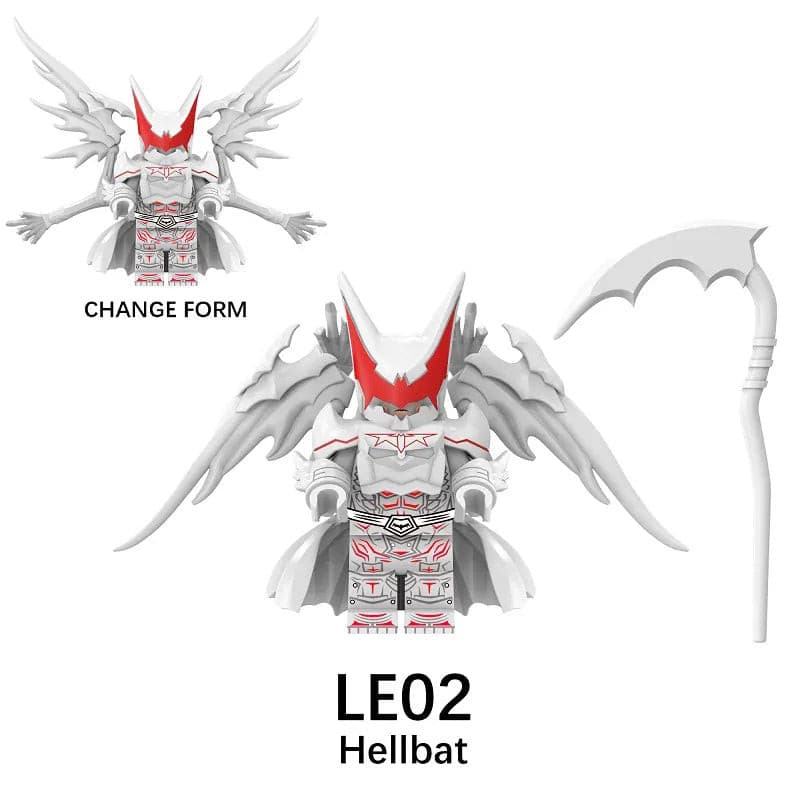White Batman Hellbat Custom Minifigure (Online Only)