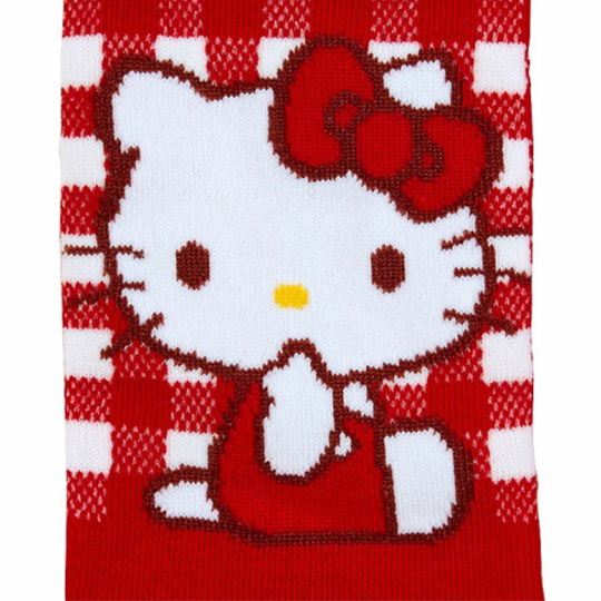 Hello Kitty Gingham Sanrio Women's Ankle Socks (Online Order Only)