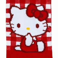 Hello Kitty Gingham Sanrio Women's Ankle Socks (Online Order Only)