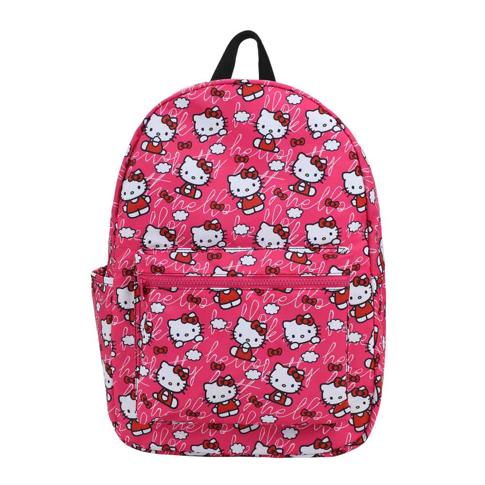Hello Kitty Pink Bows Sanrio Laptop Backpack (Online Order Only)