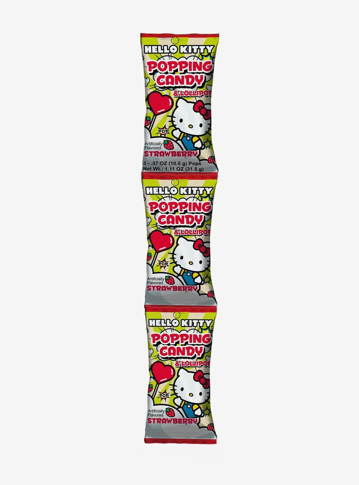 Hello Kitty Popping Candy & Lollipop Strawberry (ONLINE ORDER ONLY)