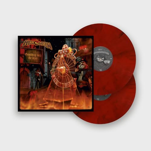 Helloween - Gambling With The Devil (red opaque/ orange/ black marbled vinyl) [Vinyl] (ONLINE ORDER ONLY)