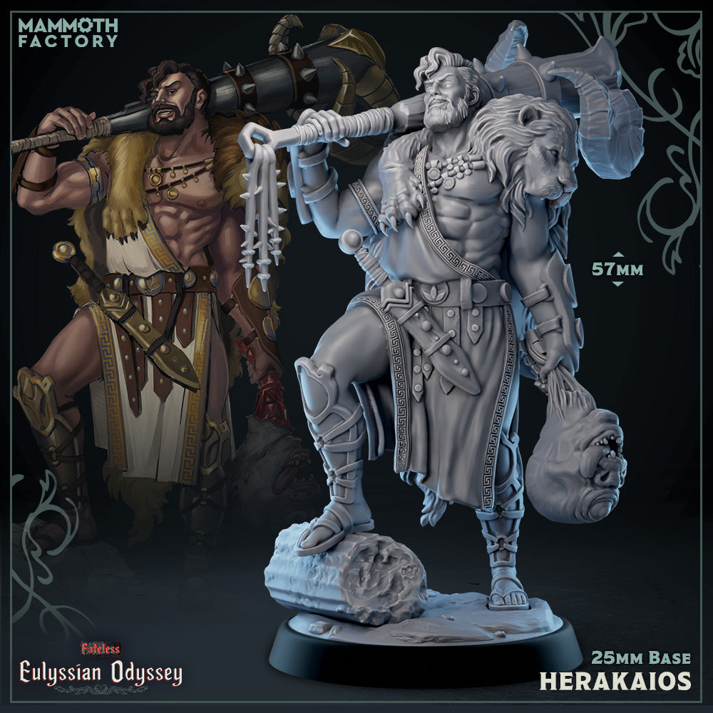 Herakaios (Male Human Barbarian) (Online Only)