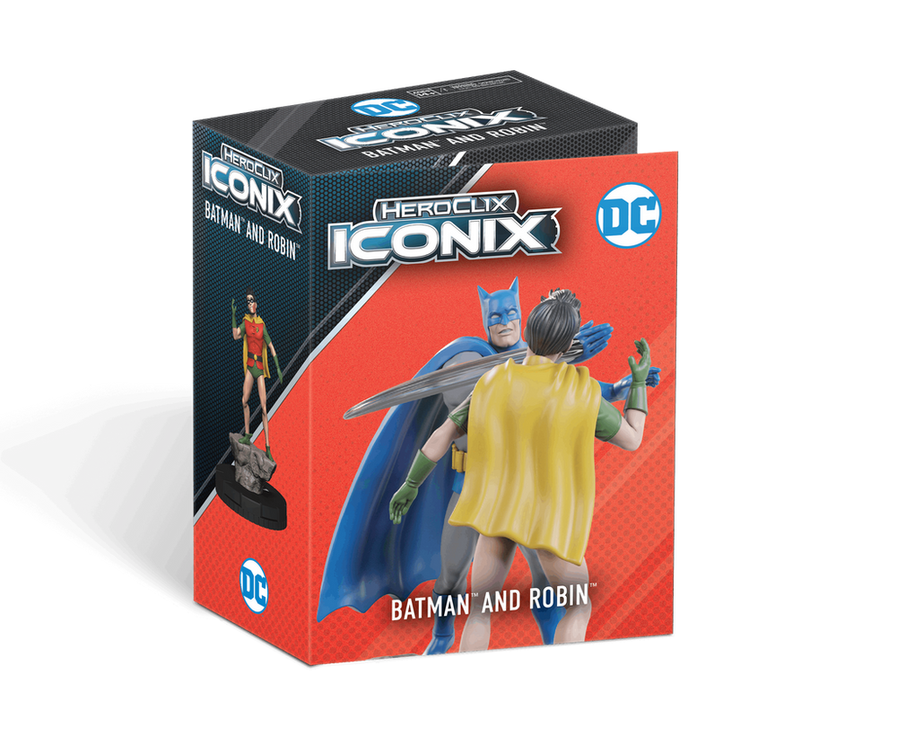 HeroClix: Iconix - Batman and Robin (ONLINE ORDER ONLY)